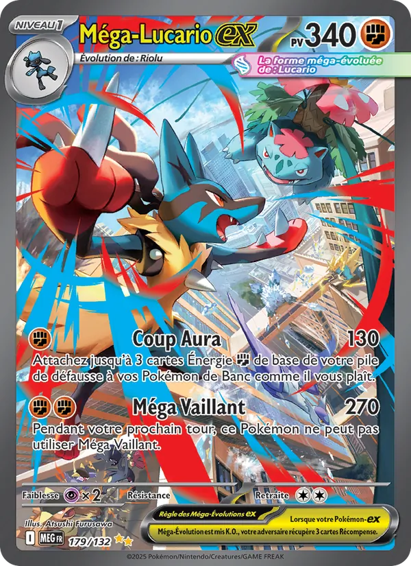 Méga-Lucario-ex – Méga-Évolution 179
