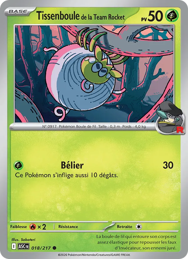 Tissenboule de la Team Rocket – Héros Transcendants 18