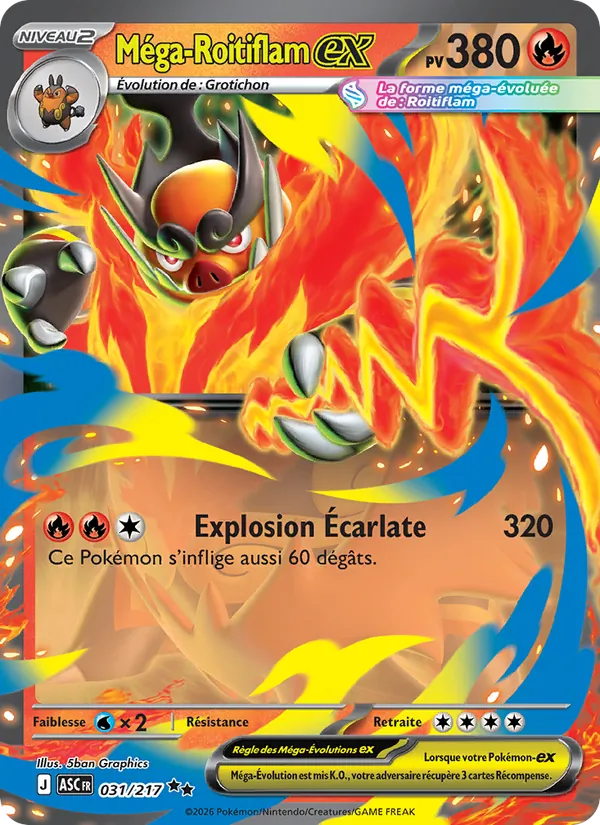 Méga-Roitiflam-ex – Héros Transcendants 31