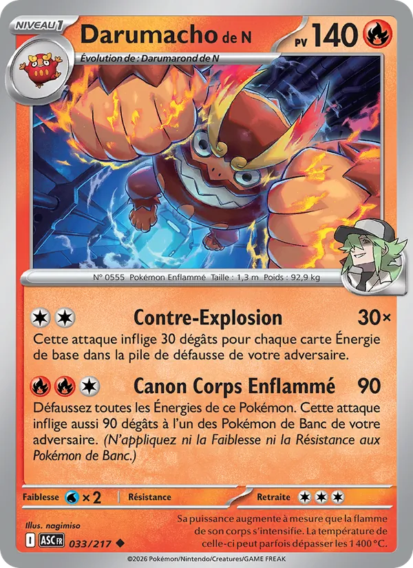 Darumacho de N – Héros Transcendants 33