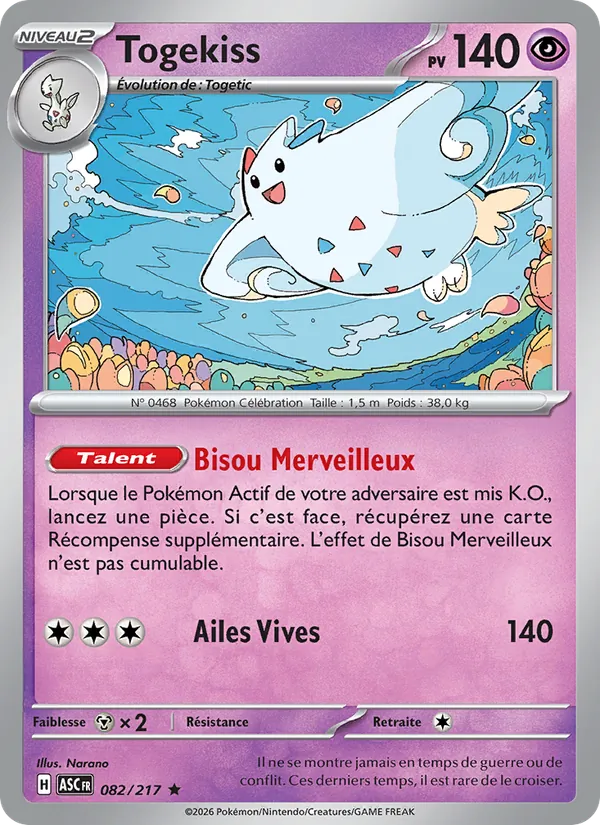 Togekiss – Héros Transcendants 82