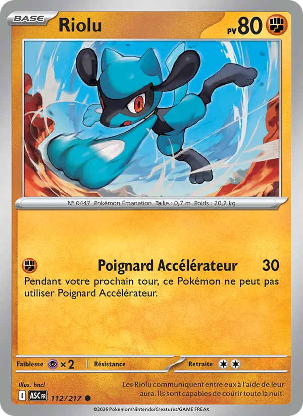 Riolu – Héros Transcendants 112