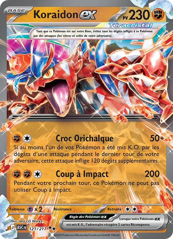 Koraidon-ex – Héros Transcendants 121