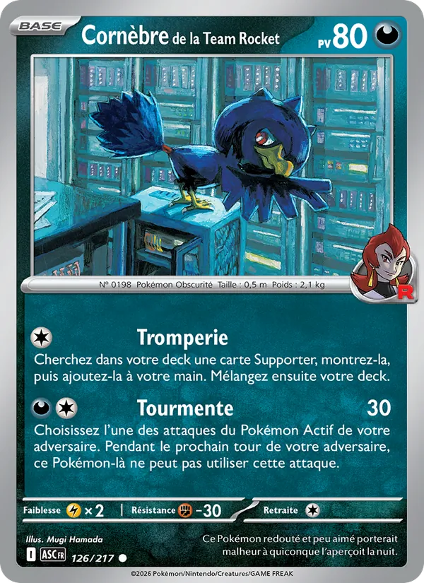 Cornèbre de la Team Rocket – Héros Transcendants 126