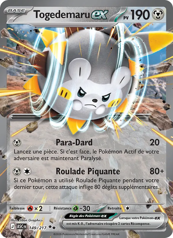 Togedemaru-ex – Héros Transcendants 149
