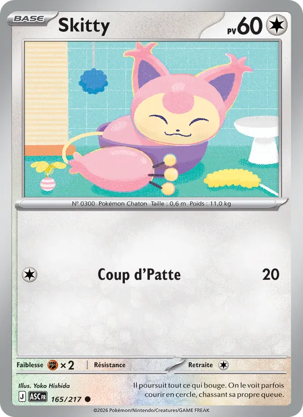 Skitty – Héros Transcendants 165