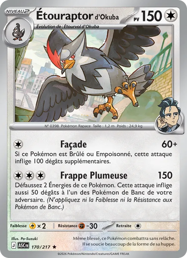 Étouraptor d'Okuba – Héros Transcendants 170