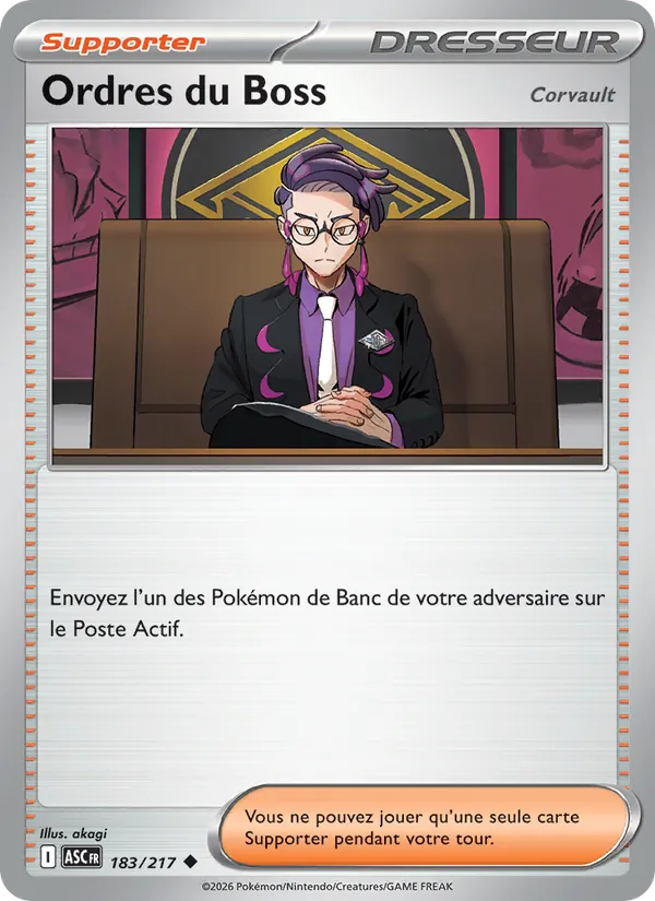Ordres du Boss – Héros Transcendants 183