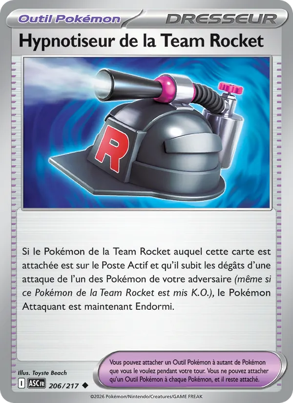 Hypnotiseur de la Team Rocket – Héros Transcendants 206