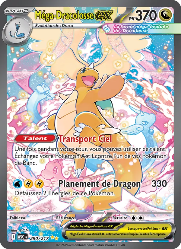 Méga-Dracolosse-ex – Héros Transcendants 290