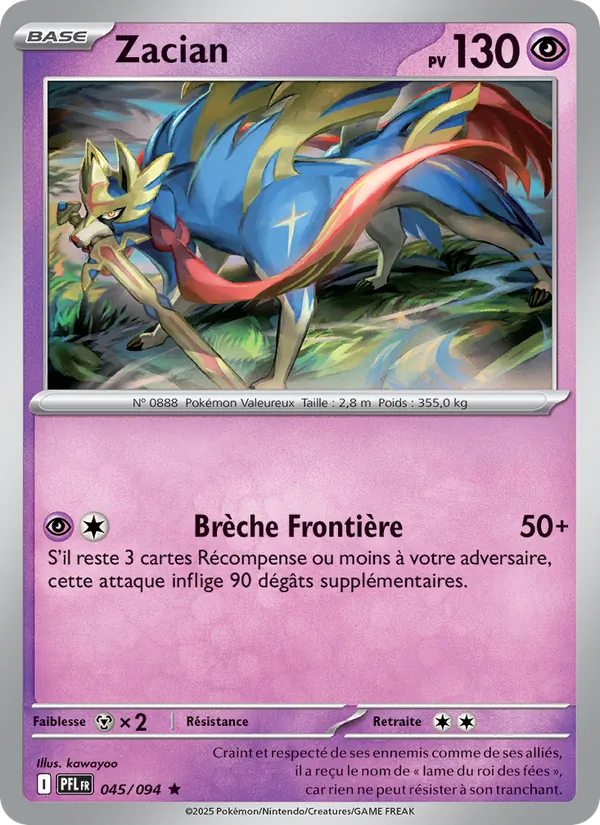 Zacian – Flammes Fantasmagoriques 45