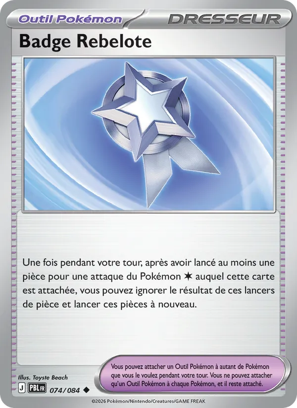 Badge Rebelote – Nuit Noire 74