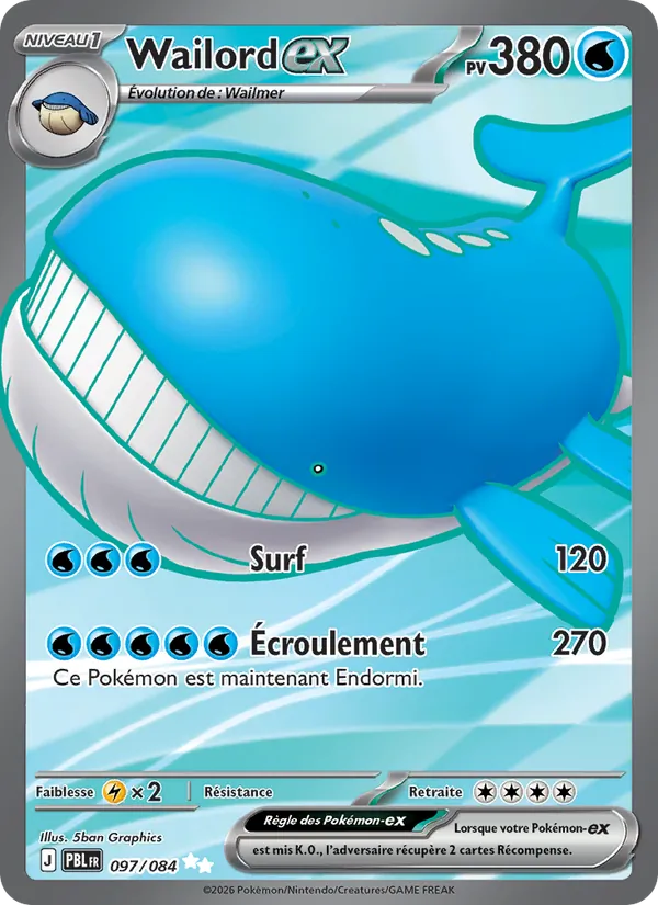 Wailord-ex – Nuit Noire 97