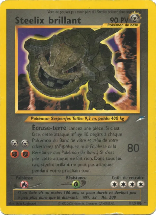Steelix brillant – Neo Destiny 112