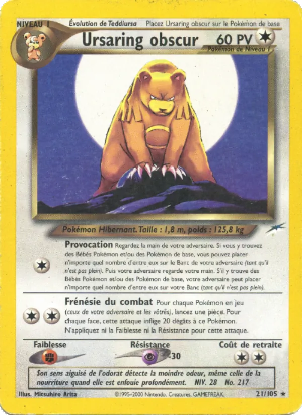 Ursaring obscur – Neo Destiny 21