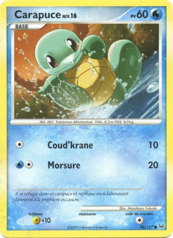 Carapuce – Platine 96