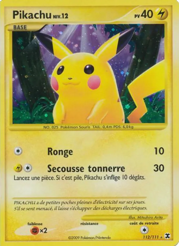 Pikachu Niv. 12 – Rivaux Émergeants 112