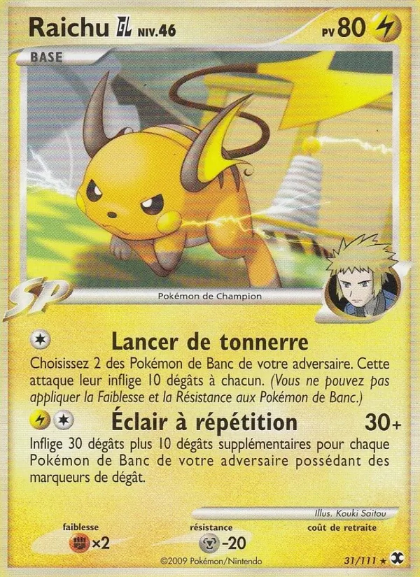 Raichu Niv. 46 – Rivaux Émergeants 31