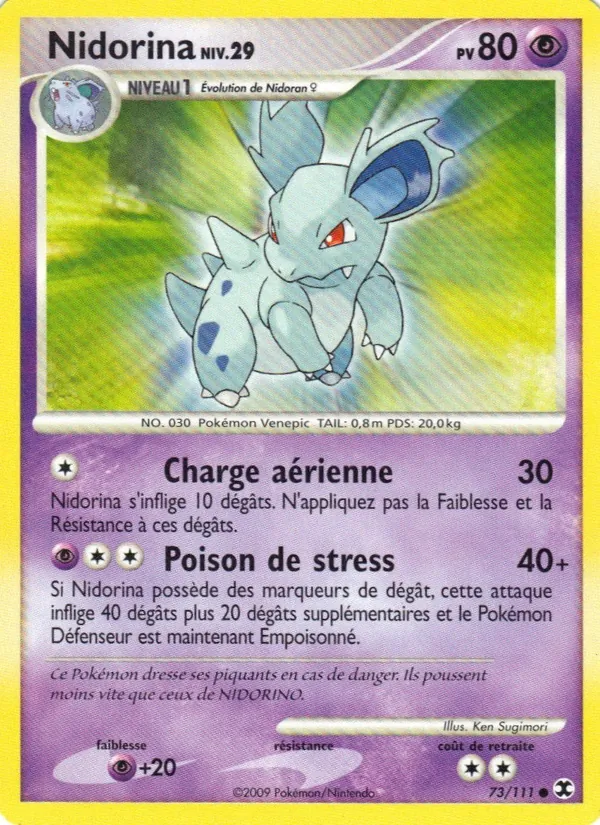 Nidorina Niv. 29 – Rivaux Émergeants 73