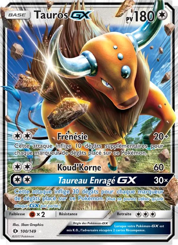 Tauros GX – Soleil et Lune 100