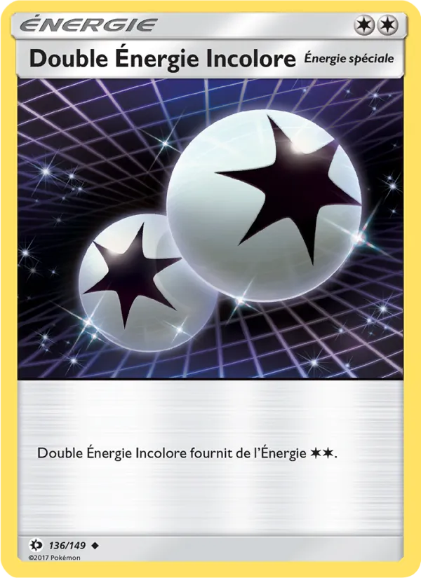 Double Énergie Incolore – Soleil et Lune 136