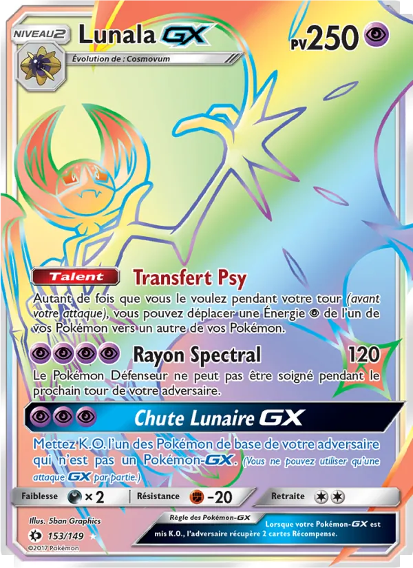 Lunala GX – Soleil et Lune 153