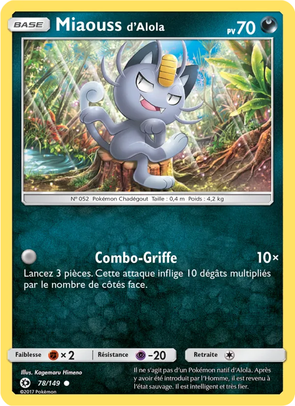 Miaouss d’Alola – Soleil et Lune 78