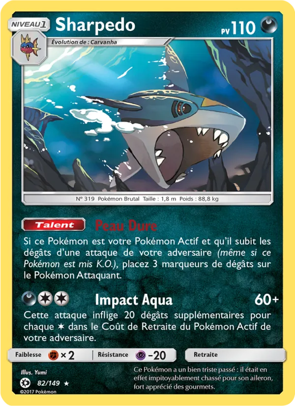 Sharpedo – Soleil et Lune 82