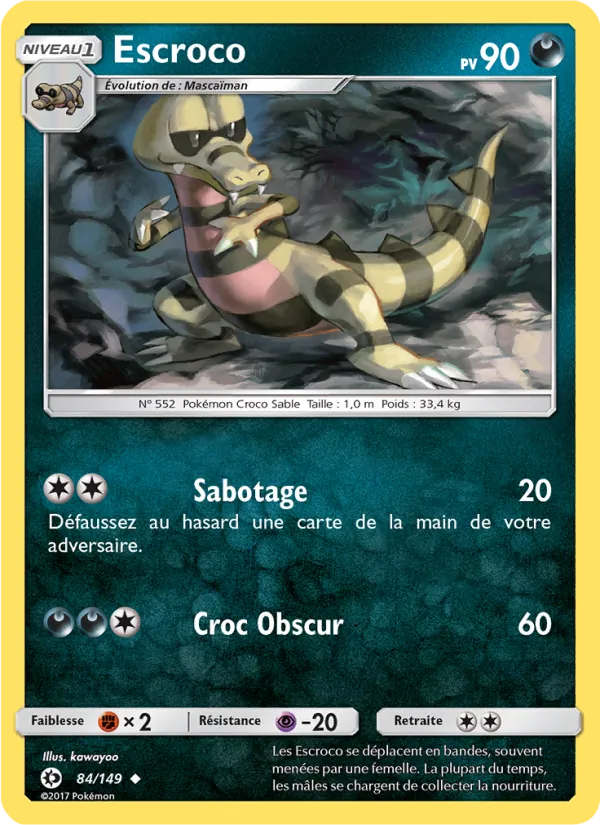Escroco – Soleil et Lune 84