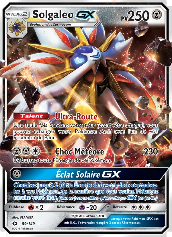 Solgaleo GX – Soleil et Lune 89