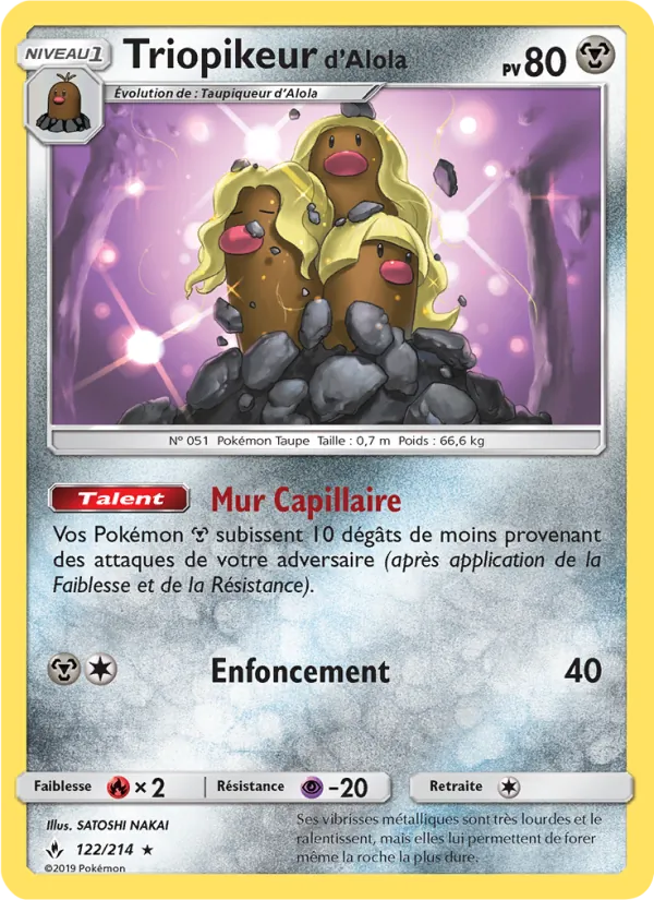 Triopikeur d’Alola – Alliance Infaillible 122