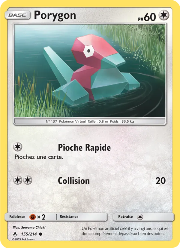 Porygon – Alliance Infaillible 155