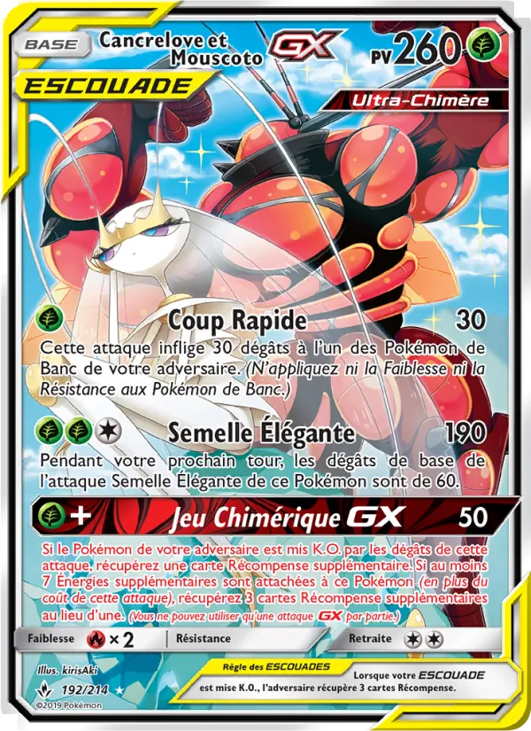 Cancrelove et Mouscoto GX – Alliance Infaillible 192