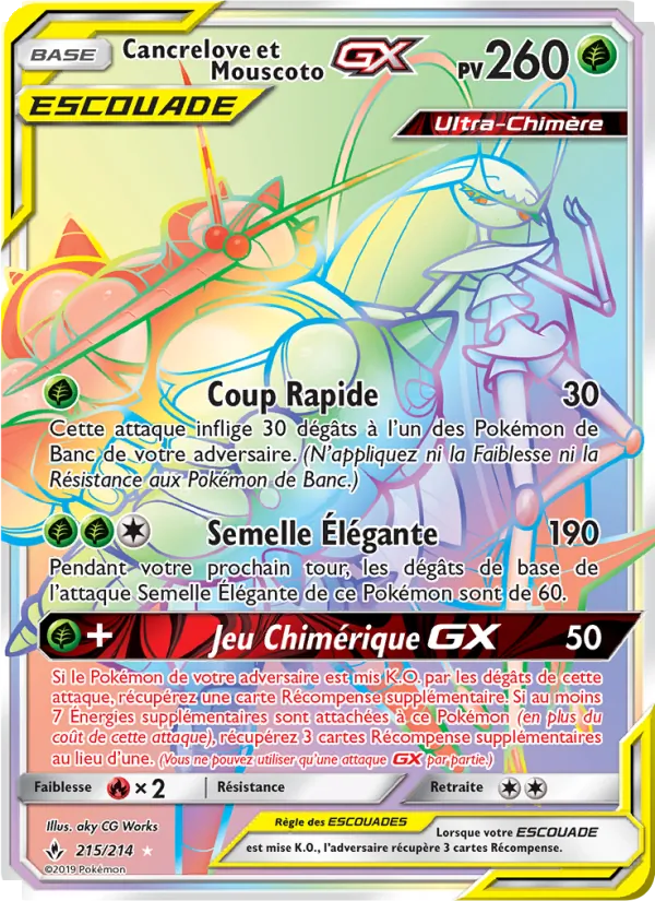 Cancrelove et Mouscoto GX – Alliance Infaillible 215