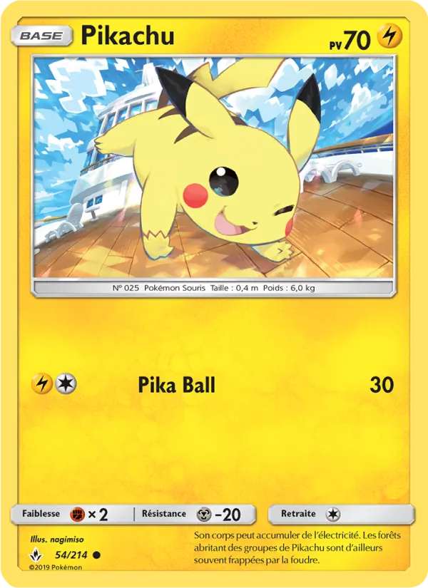 Pikachu – Alliance Infaillible 54