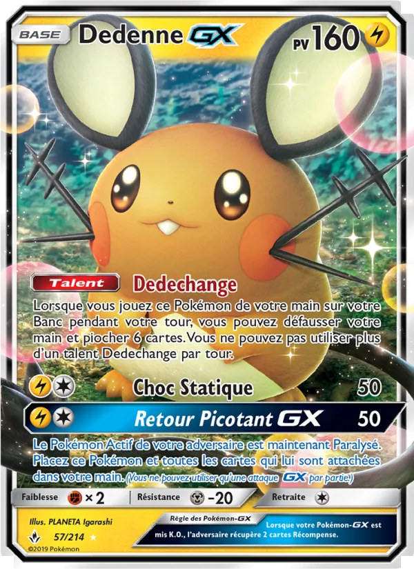 Dedenne GX – Alliance Infaillible 57