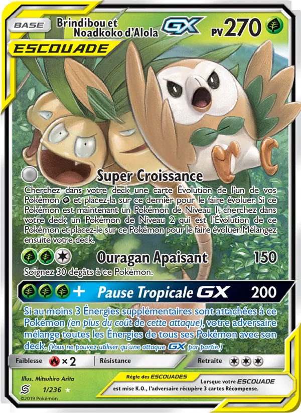 Brindibou et Noadkoko d’Alola GX – Harmonie des Esprits 1