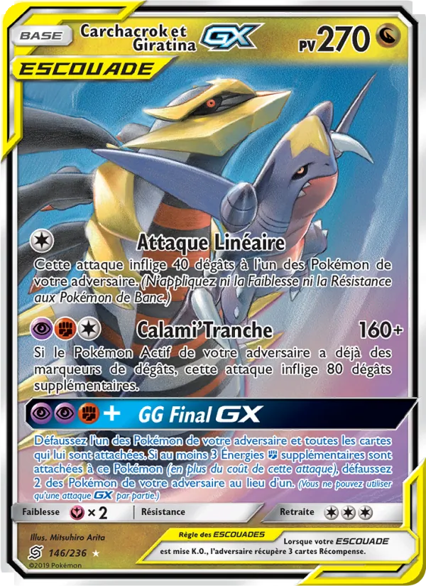 Carchacrok et Giratina GX – Harmonie des Esprits 146