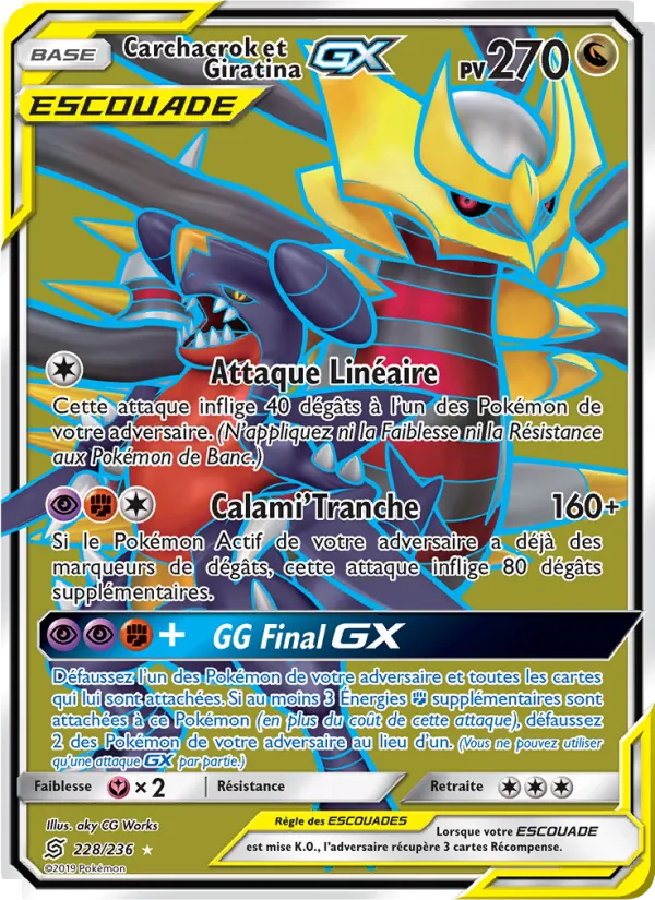 Carchacrok et Giratina GX – Harmonie des Esprits 228