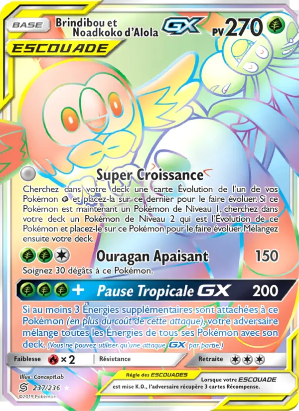 Brindibou et Noadkoko d’Alola GX – Harmonie des Esprits 237