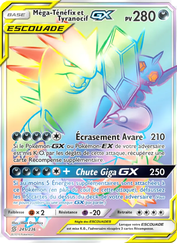 Méga-Ténéfix et Tyranocif GX – Harmonie des Esprits 245