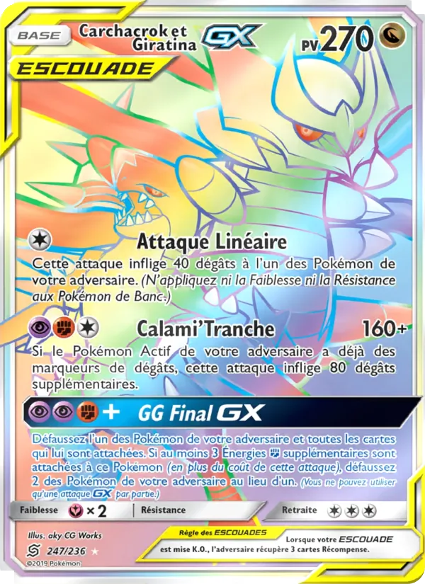Carchacrok et Giratina GX – Harmonie des Esprits 247