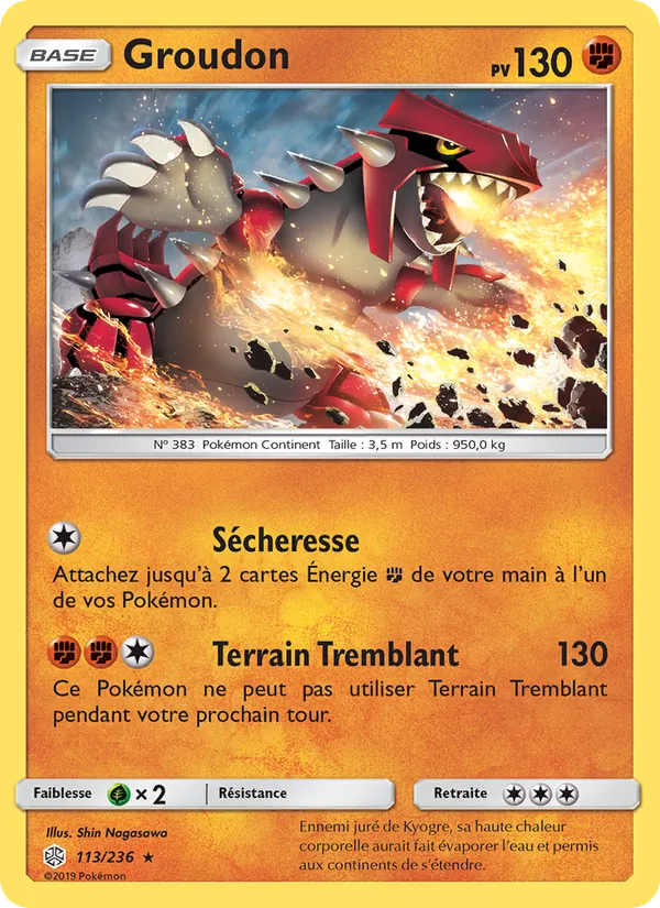 Groudon – Éclipse Cosmique 113