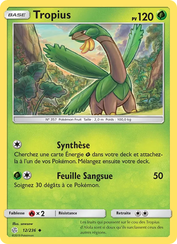 Tropius – Éclipse Cosmique 12