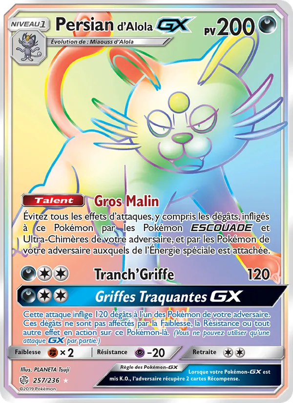 Persian d’Alola GX – Éclipse Cosmique 257
