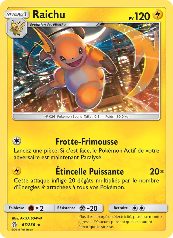 Raichu – Éclipse Cosmique 67