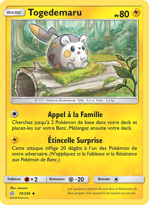 Togedemaru – Éclipse Cosmique 73
