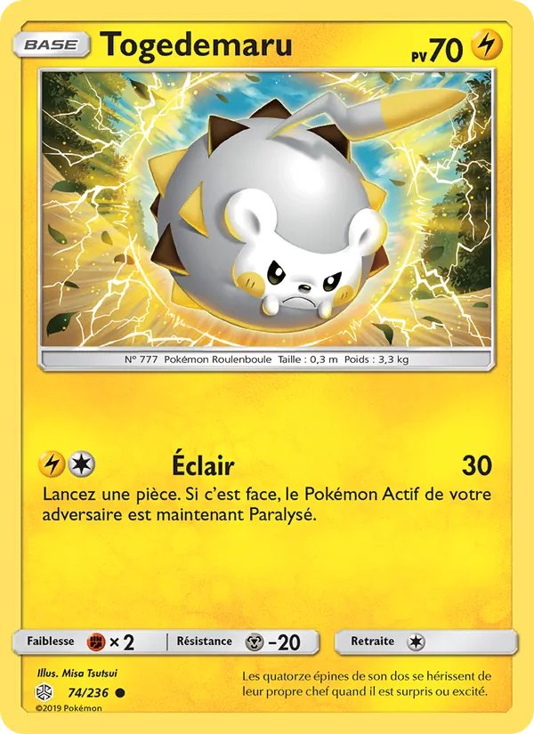 Togedemaru – Éclipse Cosmique 74