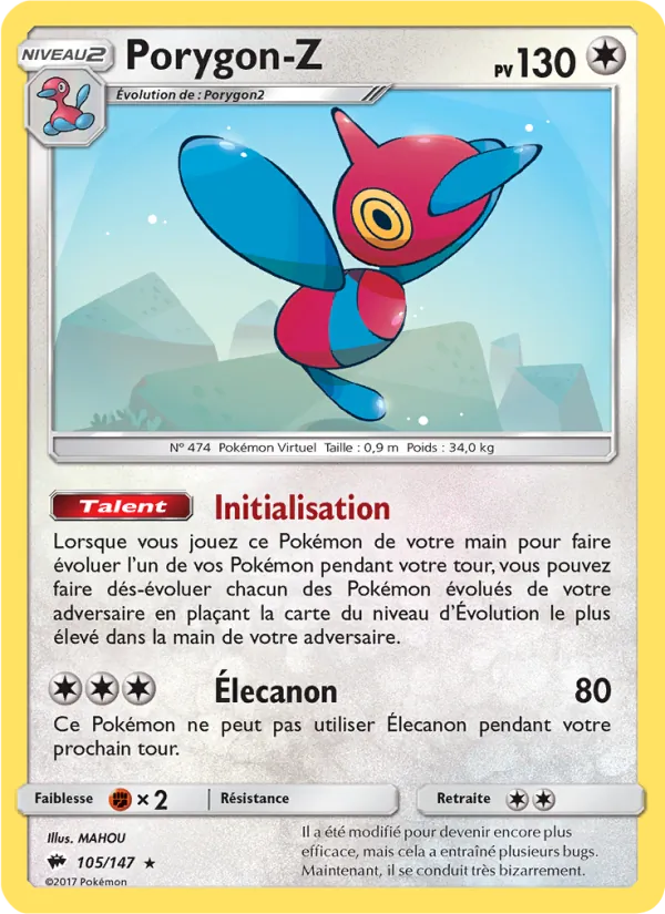 Porygon-Z – Ombres Ardentes 105