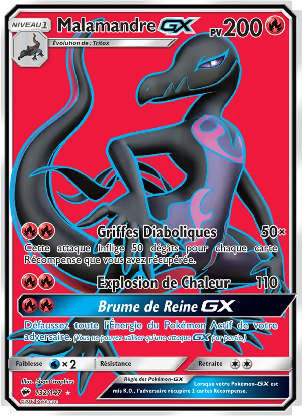 Malamandre GX – Ombres Ardentes 132